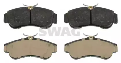 82 91 6201 SWAG Комплект тормозных колодок, дисковый тормоз